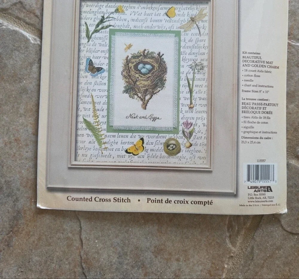 Counted Cross Stitch Kit - Nature Collection